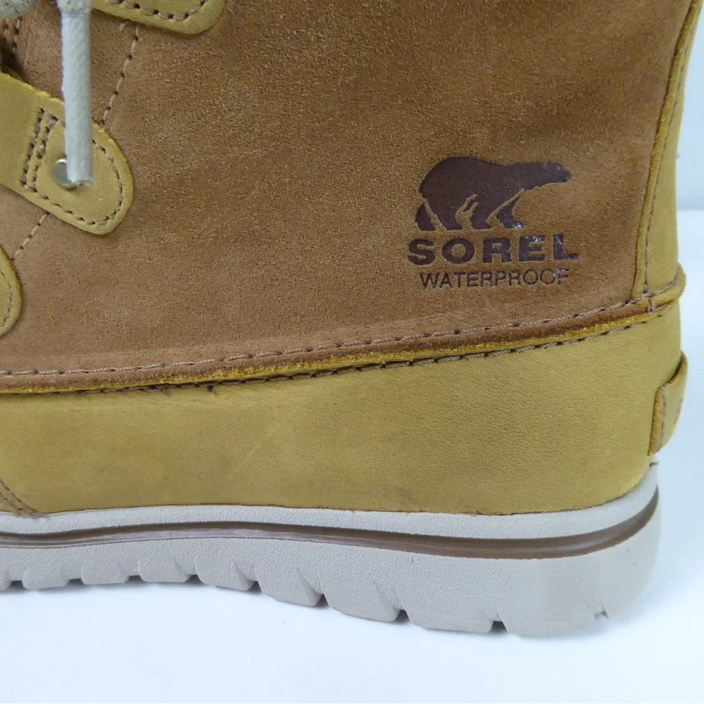 Sorel Waterproof Cozy Joan Waterproof Suede Leather Boots Fur Collar NIB - Picture 9 of 10